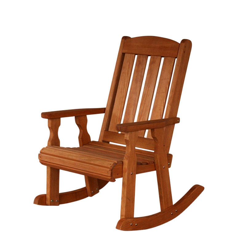 Amish Casual Heavy Duty 600 Lb Mission Treated Rocking Chair Reviews Wayfair